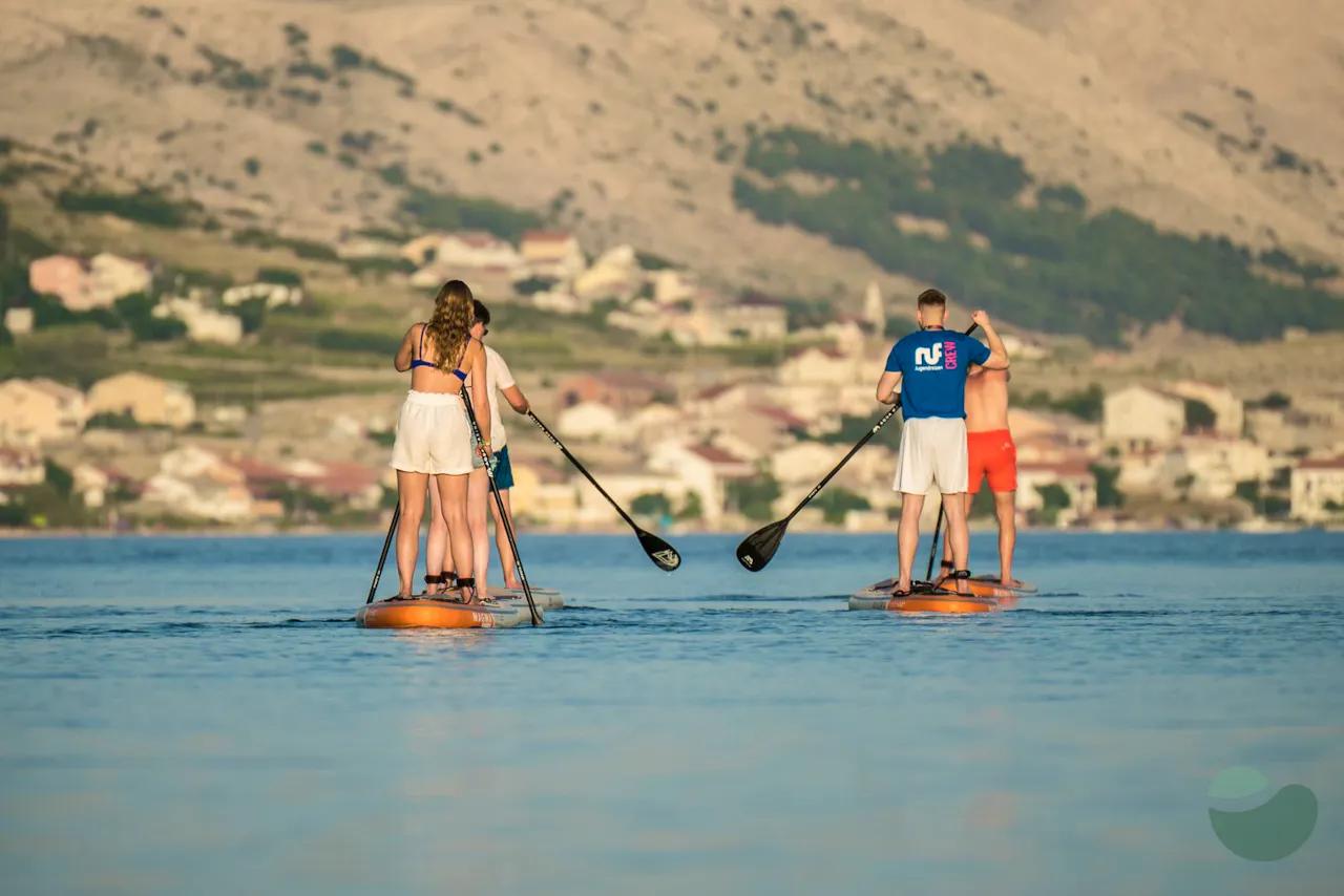 Pag bay SUP Adventure — Guided Sea Activity on Pag Island