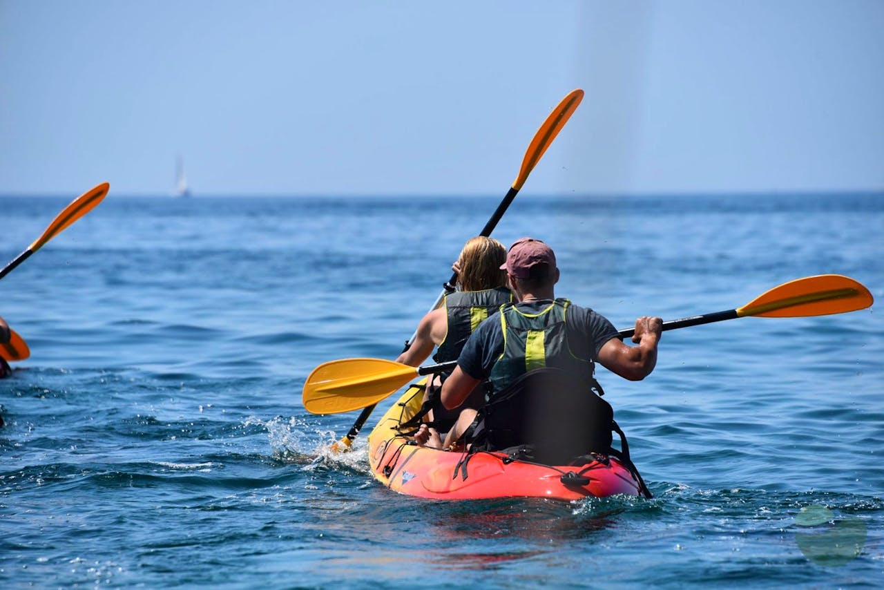 Istria (Cape Kamenjak) kayak tour with a visit to the cave