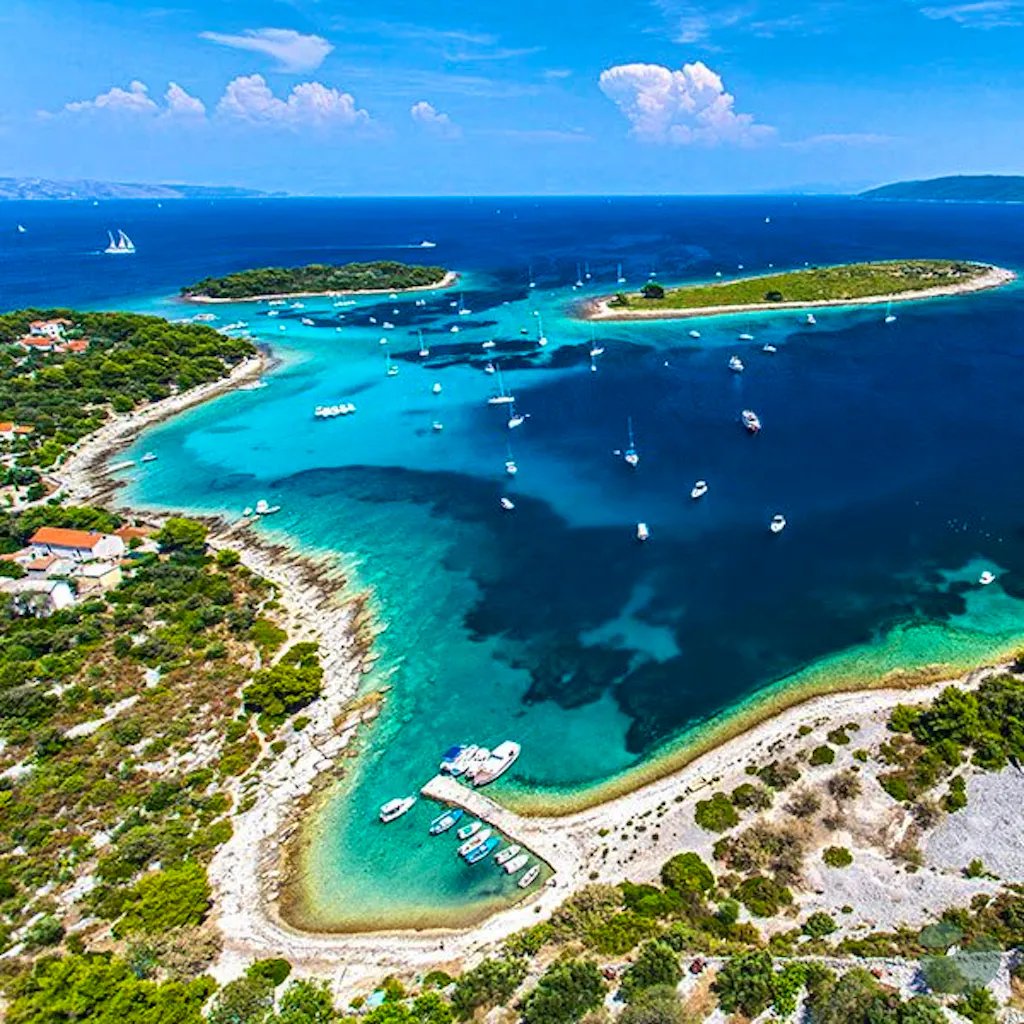 From Split: Morning Cruise through the Blue Lagoon