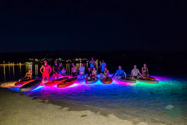 Enchanting Night Glow SUP Tour at Caska Beach, Pag Island