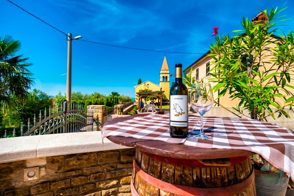 Authentic Istrian wine & liqueur tasting in Momjan