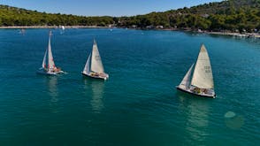 Sailing school in Camp Jezera on Murter