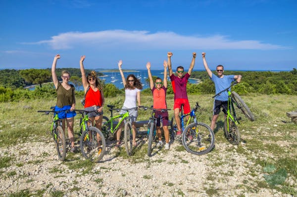 Fun E-bike cave tour at Cape Kamenjak, Istria