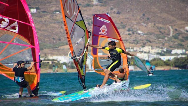Windsurfing trial course in Premantura, Istria