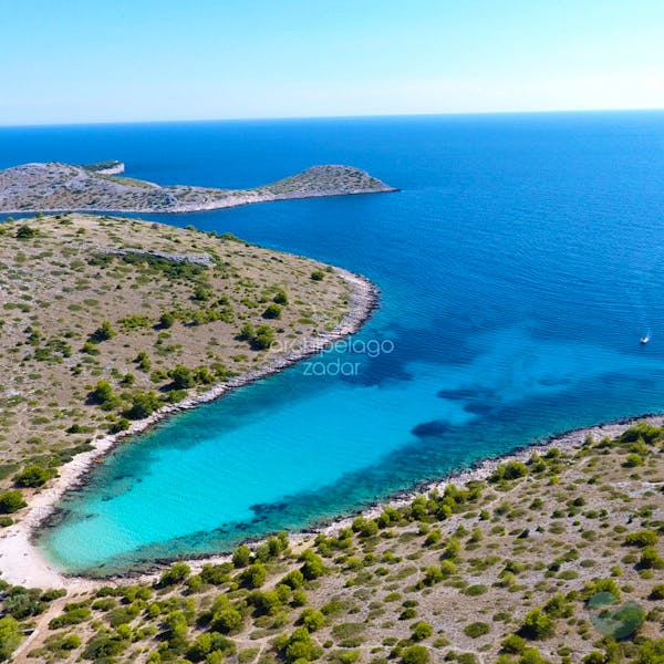 Half-day private boat tour from Zadar to Kornati islands