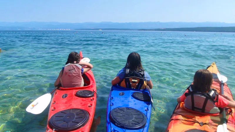 Kayak Tour of the Beaches of Krk, starting from Stara Baška