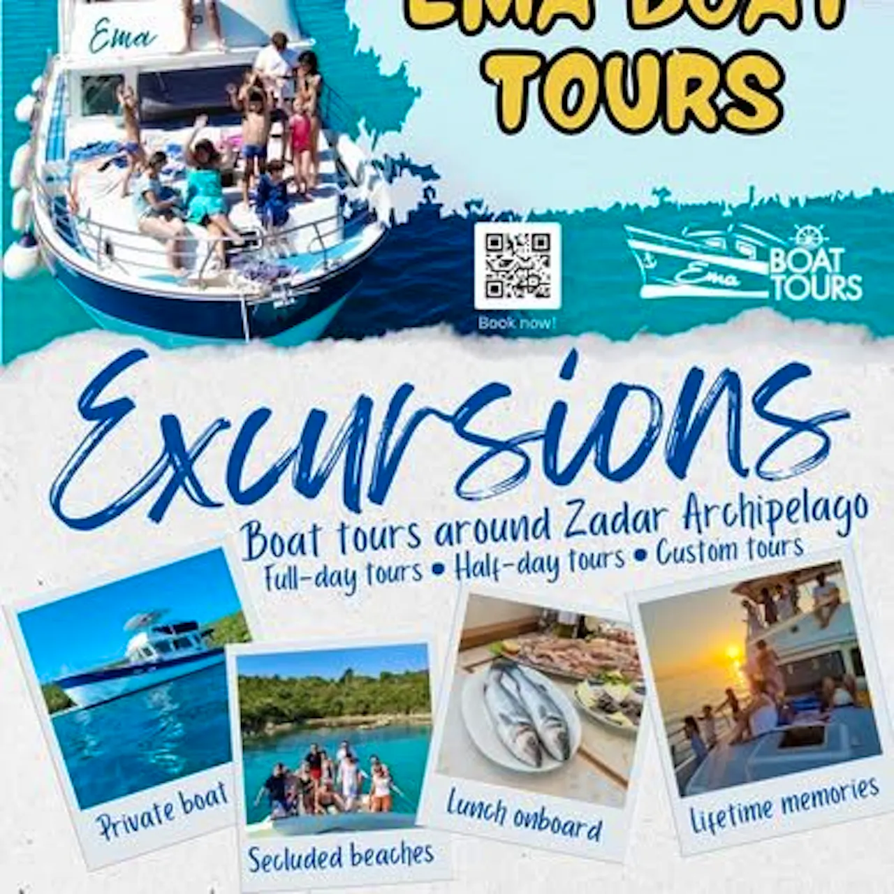 Privlaka (Zadar) — Ema Boat Tour: Gastro Island Tour