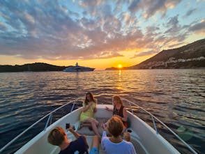 Golden Hour Escape: A Romantic Sunset Boat Tour in Dubrovnik