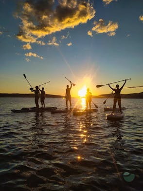 Breathtaking Sunset SUP Tour in Marjan, Split