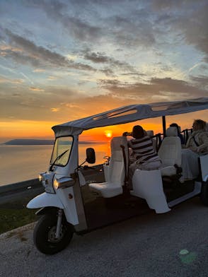 Sunset Tour of Biokovo Skywalk on our Elektric Tuk Vehicles