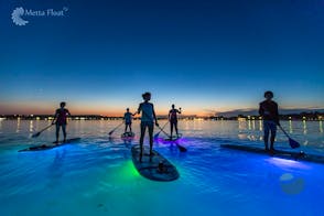 Medulin standup paddleboarding exciting night tour