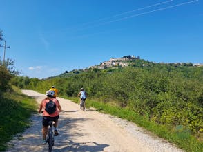 Istria countryside bike tour following old Parenzana railway